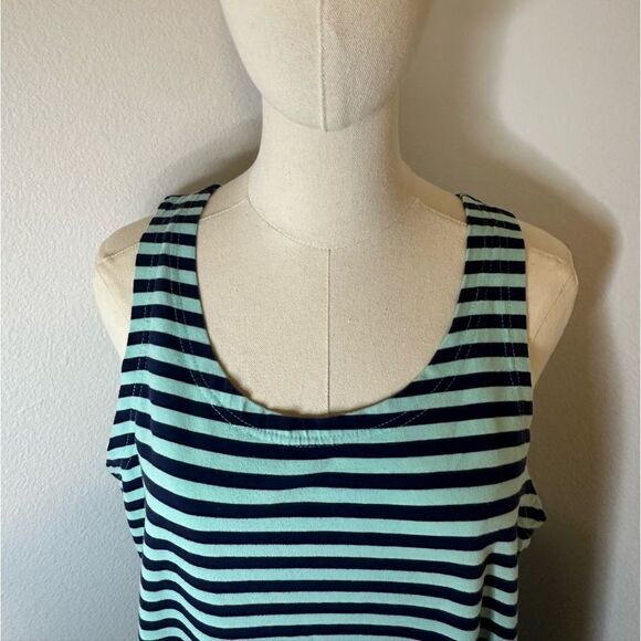 [Sail to Sable] Blue Stripped Maxi Dress - Size Large - Picture 2 of 6